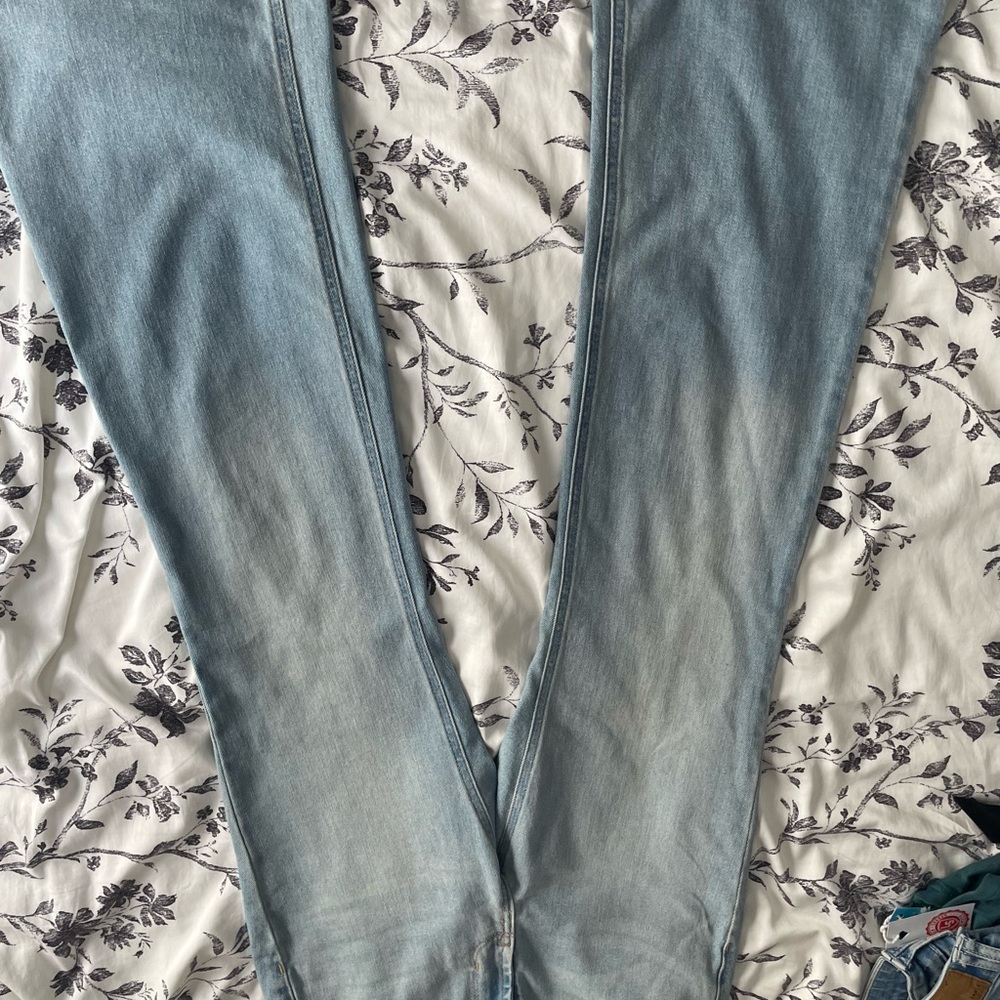 Old Navy Light Blue Flare & Wide Leg Jeans